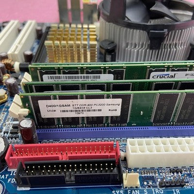 Gigabyte 8I915GMF Motherboard Intel Pentium 4 3GHz 3GB RAM w/IO Shield Bad Cap