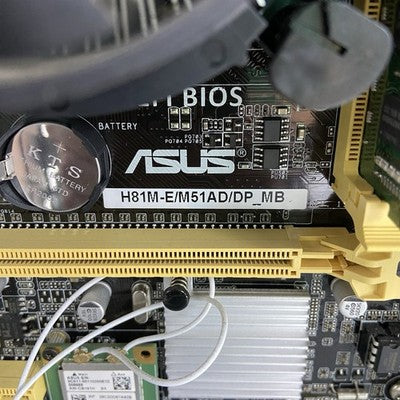 ASUS H81M-E/M5AD/DP MT Intel Core i3-4170 3.7GHz 8GB RAM No HDD No OS