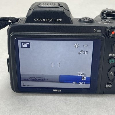Nikon Coolpix L120 14.1MP Compact Bridge Camera 21x  Small Screen Crack Tested