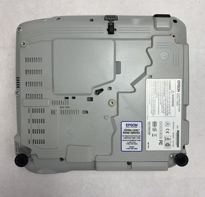 Epson H582A PowerLite 955W Projector 1678 Lamp Hours No Remote - Yellow Display