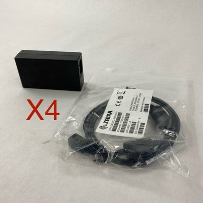 Zebra SAWA-56-416112A 100-240V 50W Power Adapter - No Power Cord - Lot of 4