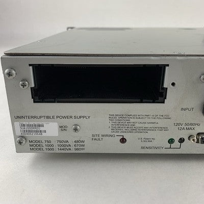 APC SUA1000RM2U Smart UPS 1000VA Uninterruptible Power Supply No Batteries