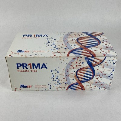 PR1MA PR-10XLRK-FL 10µl XL Clear Racked PR1MA Barrier Tips Case -4800 Total Tips