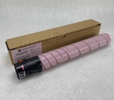 Konica Minolta TN321AM A33K33A Magenta Toner Cartridge - Open Box