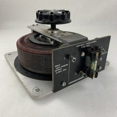 Staco Powerstat Type 5010 Variable Transformer 140V 7.0KVA 50A USAmade