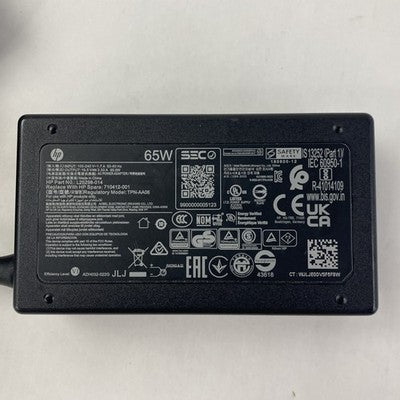 HP TPN-AA06 65W Blue Tip Barrel AC Adapter- No Power Cord Lot of 6