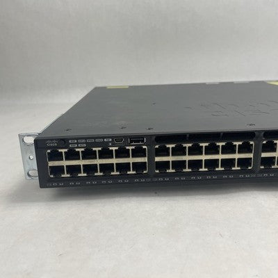 Cisco WS-C3650-48PS-S V05  Tested & Reset 1X PSU