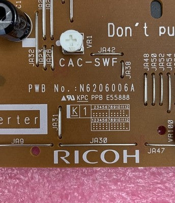 Ricoh N6206006A High Voltage Power Board for IM C4500