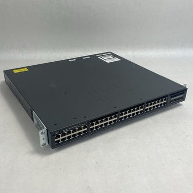 Cisco WS-C3650-48PS-S V02 Tested & Reset 2X PSU