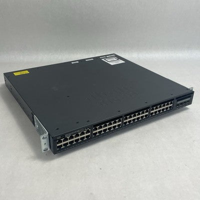 Cisco WS-C3650-48PS-S V02 Tested & Reset 2X PSU