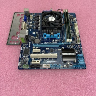 Gigabyte GA-A55M-S2V Motherboard AMD A4-3300 2.5GHz 6GB RAM w/IO Shield