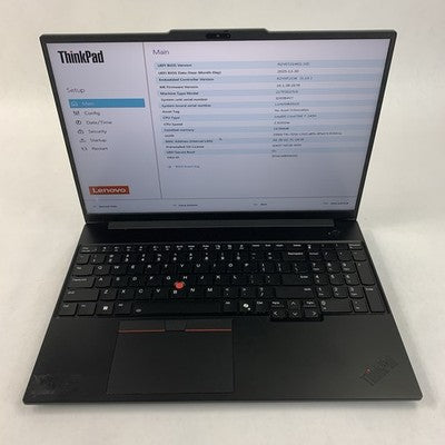 Lenovo ThinkPad E16 Gen 3 16.0" Core 7 240H 16 GB RAM No OS/SSD/AC Has Heatspot