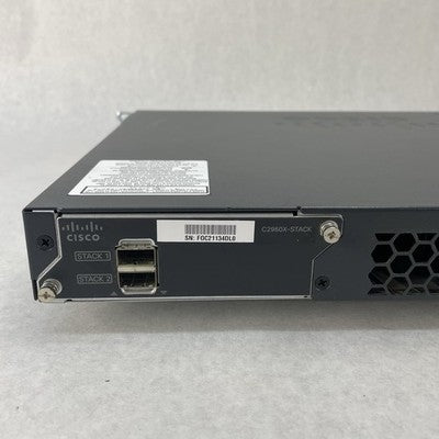 Cisco Catalyst WS-C2960X-48FPD-L 48-Port Gigabit Managed PoE+ Switch - Tested