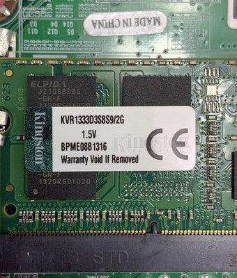 Jetway NF81-T56N-LF Motherboard AMD G-56N 1.65GHz 2GB RAM 1 Stick No Shield