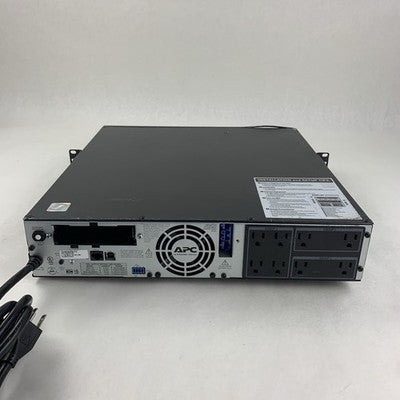 APC SMX1500RM2UNC SmartUPS 1500VA 8 Outlets No Batts No Faceplate Bent Batt Comp