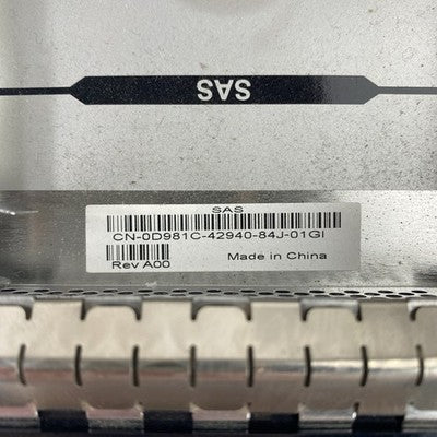 SAS CN-0D981C-42940-84J-01HK Hard Drive Tray Lot of 3