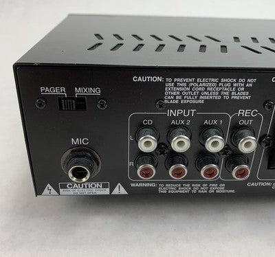 Pyle Pro PTA3 2x75W Stereo Power Amplifier - Power Tested