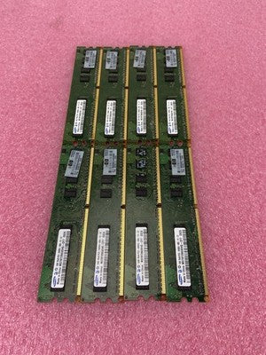 Samsung 1GB 1Rx8 PC2-6400U-666-12-ZZ M378T2863EHS-CF7 Lot of 8