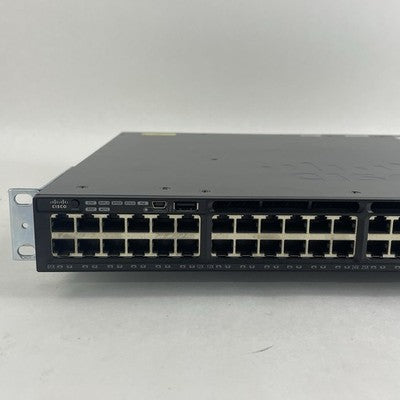 Cisco WS-C3650-48PS-S V04 Tested & Reset 1X PSU
