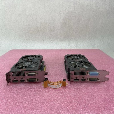 Lot of 2 ASUS Radeon HD7770 2GB GDDR5 PCIe Graphics Card w/Crossfire