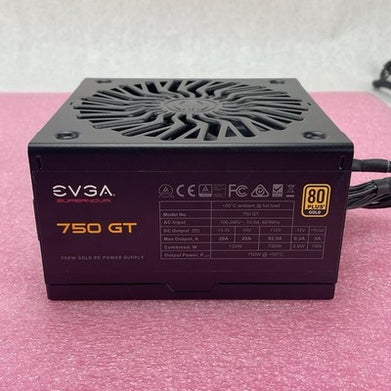 EVGA 750 GT 220-GT-0750 80 Plus Gold 750W Fully Modular Power Supply