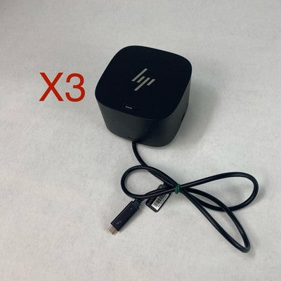 HP HSN-IX03 Thunderbolt Dock 120w G4  Power tested No AC Adapter Lot of 3