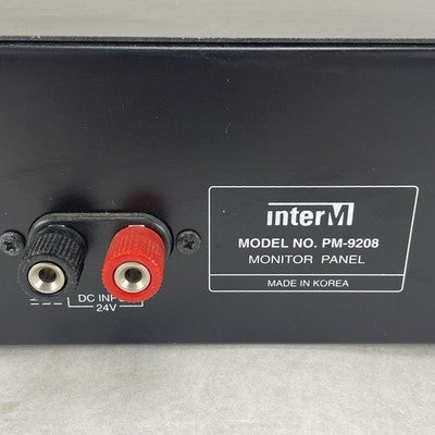 Inter M PM-9208 Amplifiers Input and Output Monitor Panels PM9208