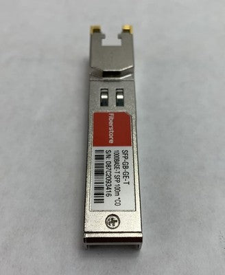 Fiberstore SFP-GB-GE-T 1000BASE-T SFP 100m *C0 Transceiver Module (Lot of 7)