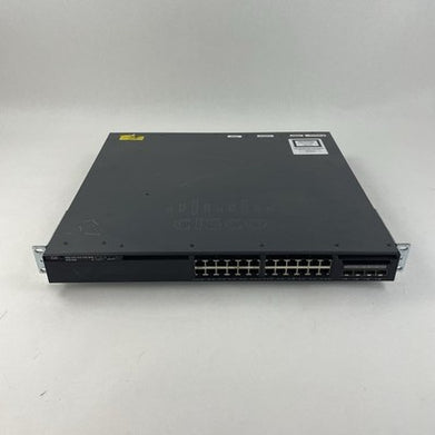Cisco Catalyst WS-C3650-24PS-S V02 24-Port PoE+ 4x1G  1x PSU AC Tested & Reset