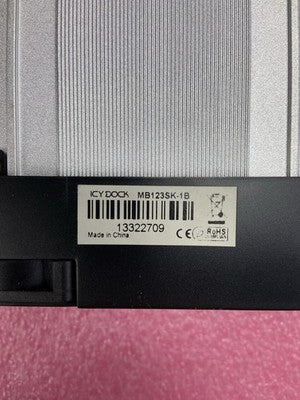 ICY DOCK MB123SK-1 5.25" Black SATA Removable hard drive enclosure