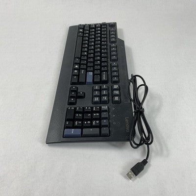 Lenovo KB1021 Black Full Size USB Wired Keyboard Tested (Lot of 3)