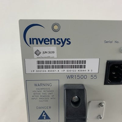 Invensys Powerware WR1500 55 S30124-X5087-X S30122-K5844-X-3 Rectifier