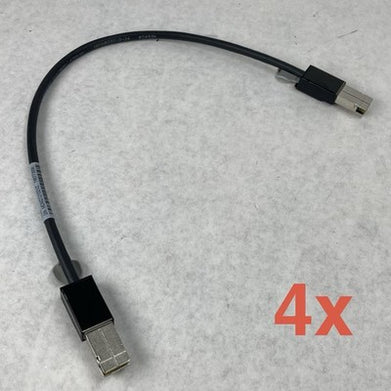 Leoni Cisco 37-0891-01 Used Untested  Cable 0.5m  L45593-E101-D5 Lot of 4