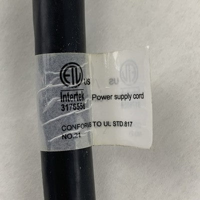 INTERTEK 3176558 6 ft 300V 4-Prong 4-Wire Power Supply Cord For Dryer