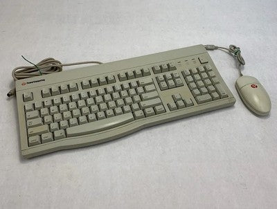 PowerComputing 7250-004-00 Vintage Mechanical Keyboard w/ PowerComputing Mouse
