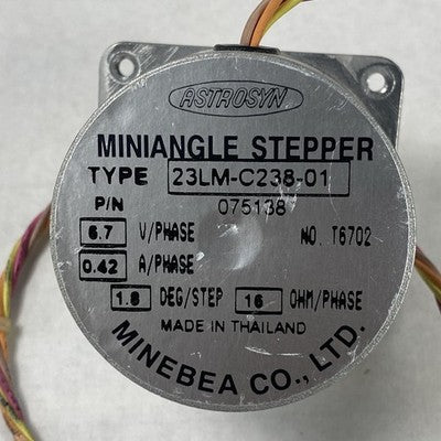 Astrosyn 23LM-C238-01 Miniangle Stepper Motor 1.8 Deg/Step No. T6702