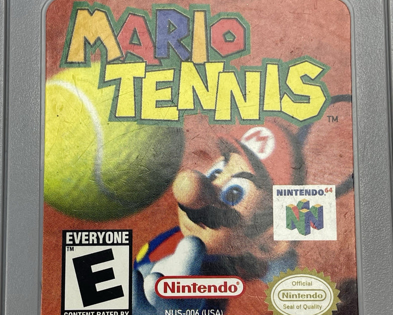 Nintendo Mario Tennis N64 Game Cartridge 2000 Authentic OEM Untested