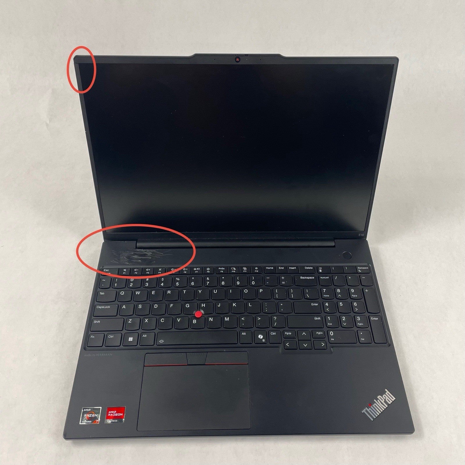 Lenovo ThinkPad E16 Gen 2 16" Ryzen 7 7735U 2.70 GHz 16 GB RAM No SSD No OS READ2