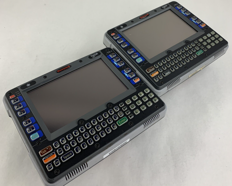 Honeywell Thor VM1C Mount Computer Bad Power Port Dock No OS No Flash Lot of 2