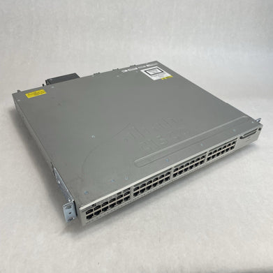 Cisco WS C3850 48F S 3850 1x PSU 48 1GE RJ 45 PoE Ports V07 Tested and Reset