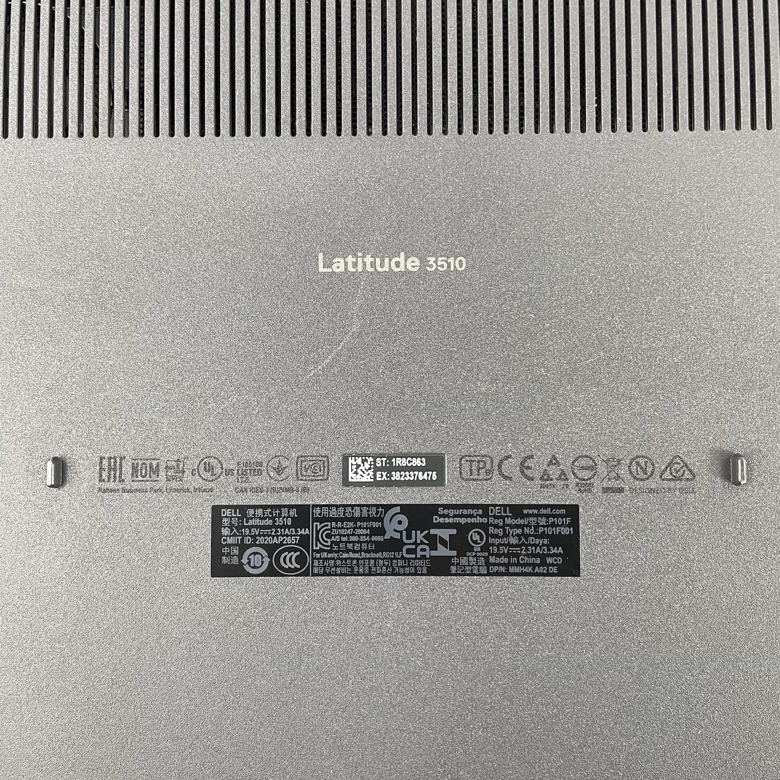 Dell Latitude 3510 15.6" i5-10210U 1.60 GHz 8 GB RAM No SSD/OS/AC - M.2 Slot14