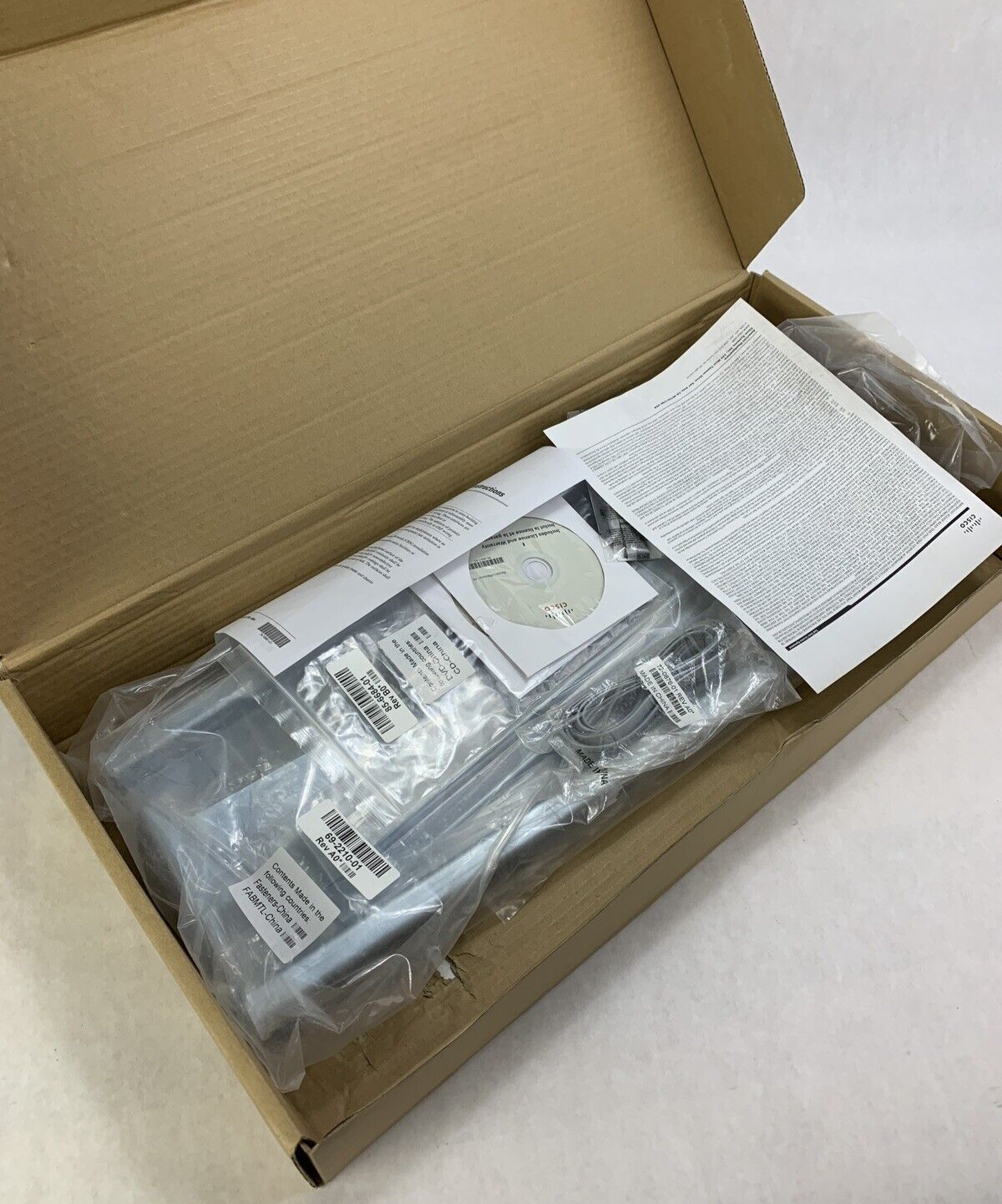 Cisco N7K-C7009 NEXUS 7000 Series 9x Blank Chassis Box Opened W/53-3374-01 Kit