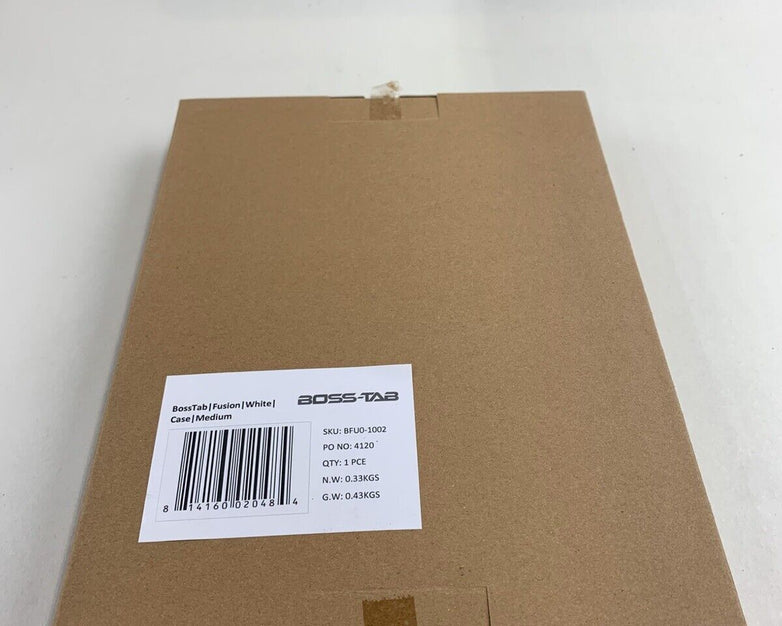 BossTab BFU0-1002 Fusion White Case Medium