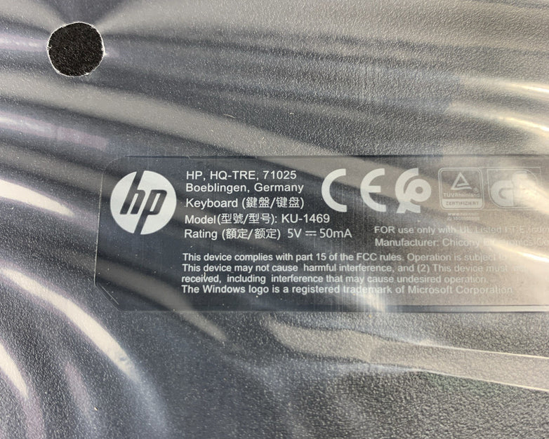 HP 803181-001 USB Slim KB Win 8 US Keyboard KBAR211  KU-1469 - Lot of 6