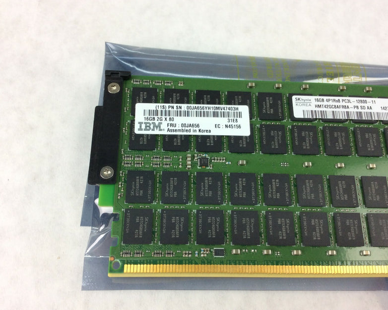 IBM 00JA656 16GB 2Gx80 SK Kynix 4P1Rx8 PC3L-12800 Memory