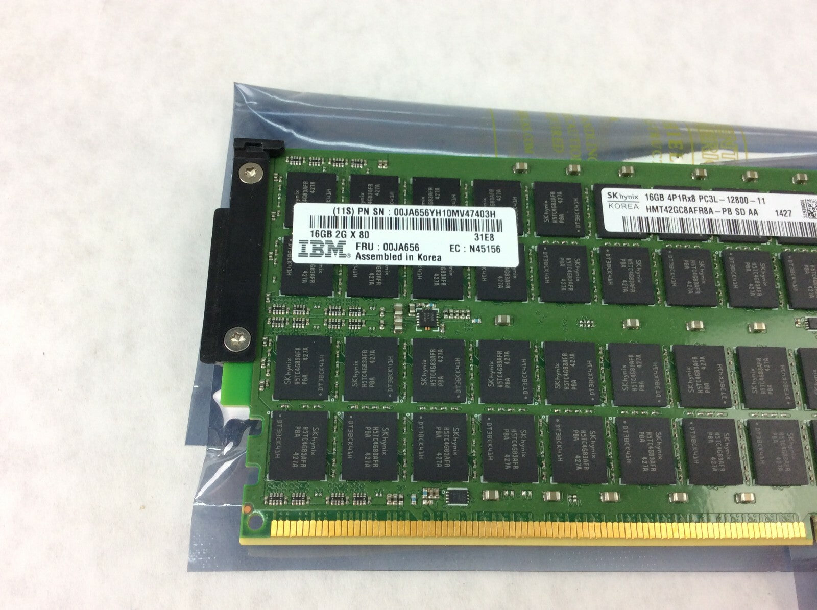 IBM 00JA656 16GB 2Gx80 SK Kynix 4P1Rx8 PC3L-12800 Memory