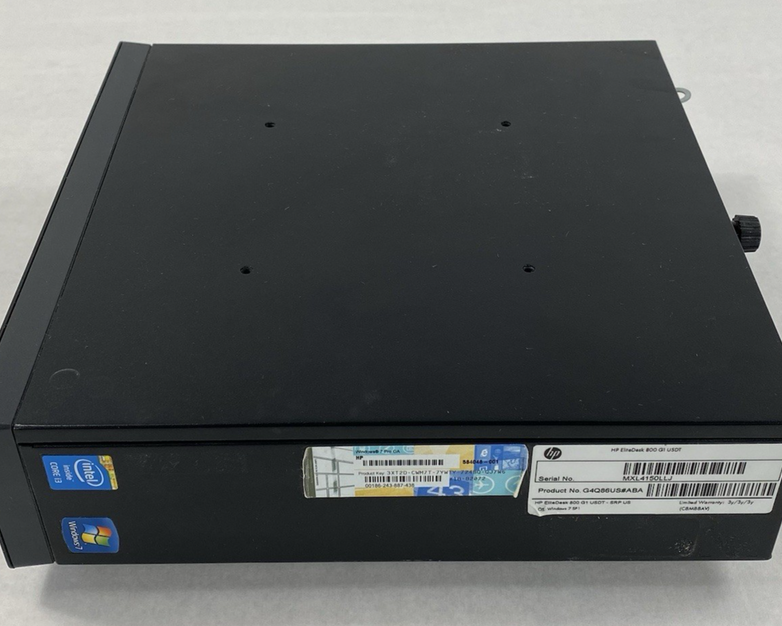 HP EliteDesk 800 G1 USFF Intel Core i3-4130 3.40GHz 8GB RAM No HDD No OS