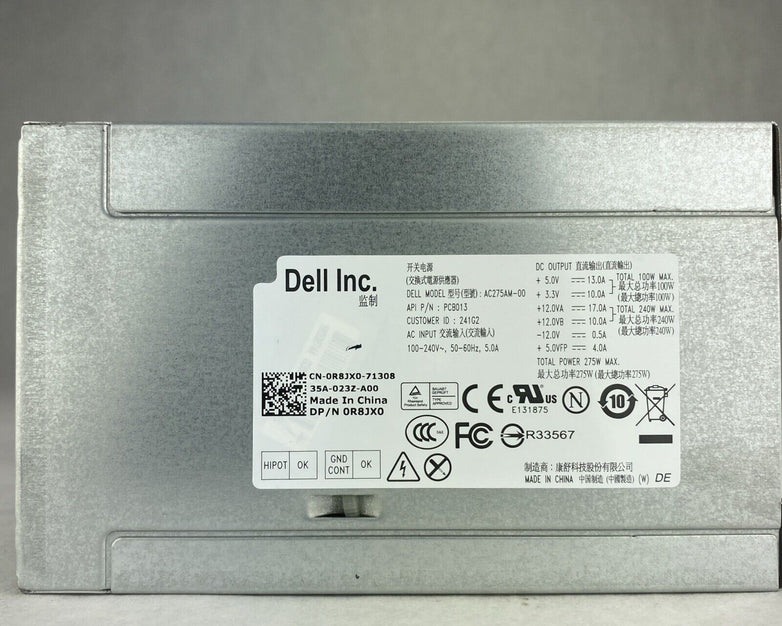 DELL POWER SUPPLY MODEL AC275AM-00 275W For Optiplex MT