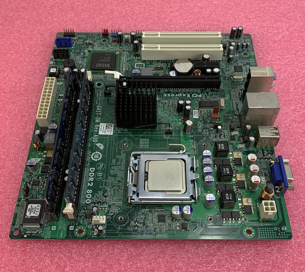 Dell 0U880P Motherboard Intel Pentium E5200 2.50GHz 4GB RAM w/ Shield
