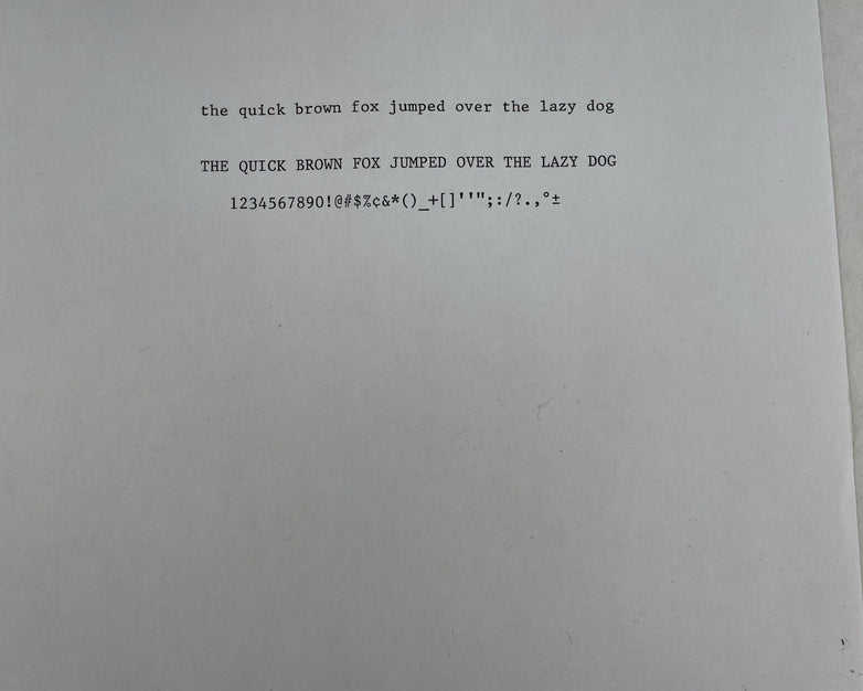 IBM Personal Wheelwriter 1000 6781-024 Electronic Typewriter No Ribbion Tested